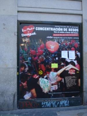Plakat zur "concentration de besos"